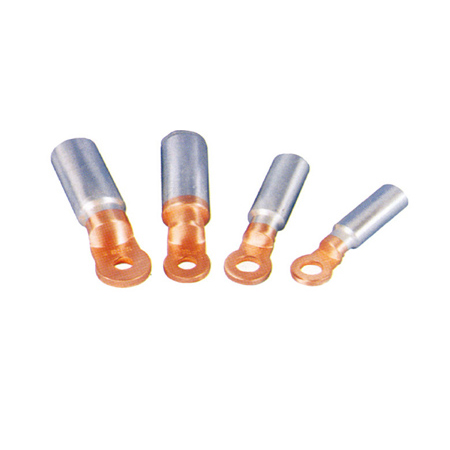 Bimetalic compression lug Cu-Al