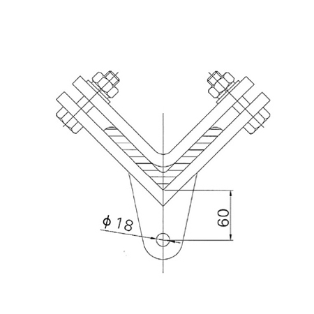 The kind of corner tower with fasteners